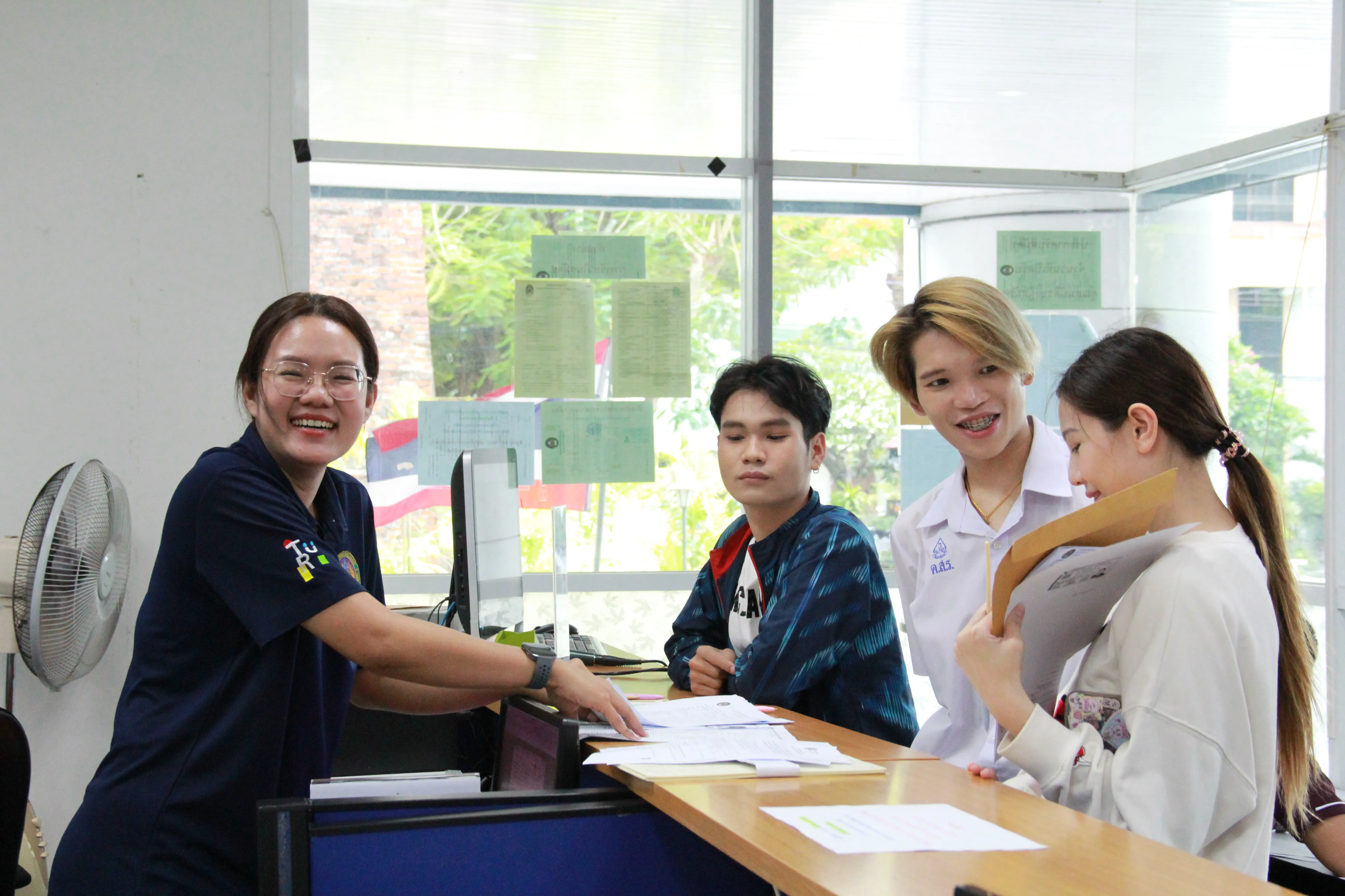 ภาพบรรยากาศวันที่ 9 ของการรับสมัครนักศึกษา ป.ตรี ภาคปกติ รอบที่ 3 รับตรงเพิ่มเติม/Portfolio ปีการศึกษา 2569 ณ ห้องกองบริการการศึกษา