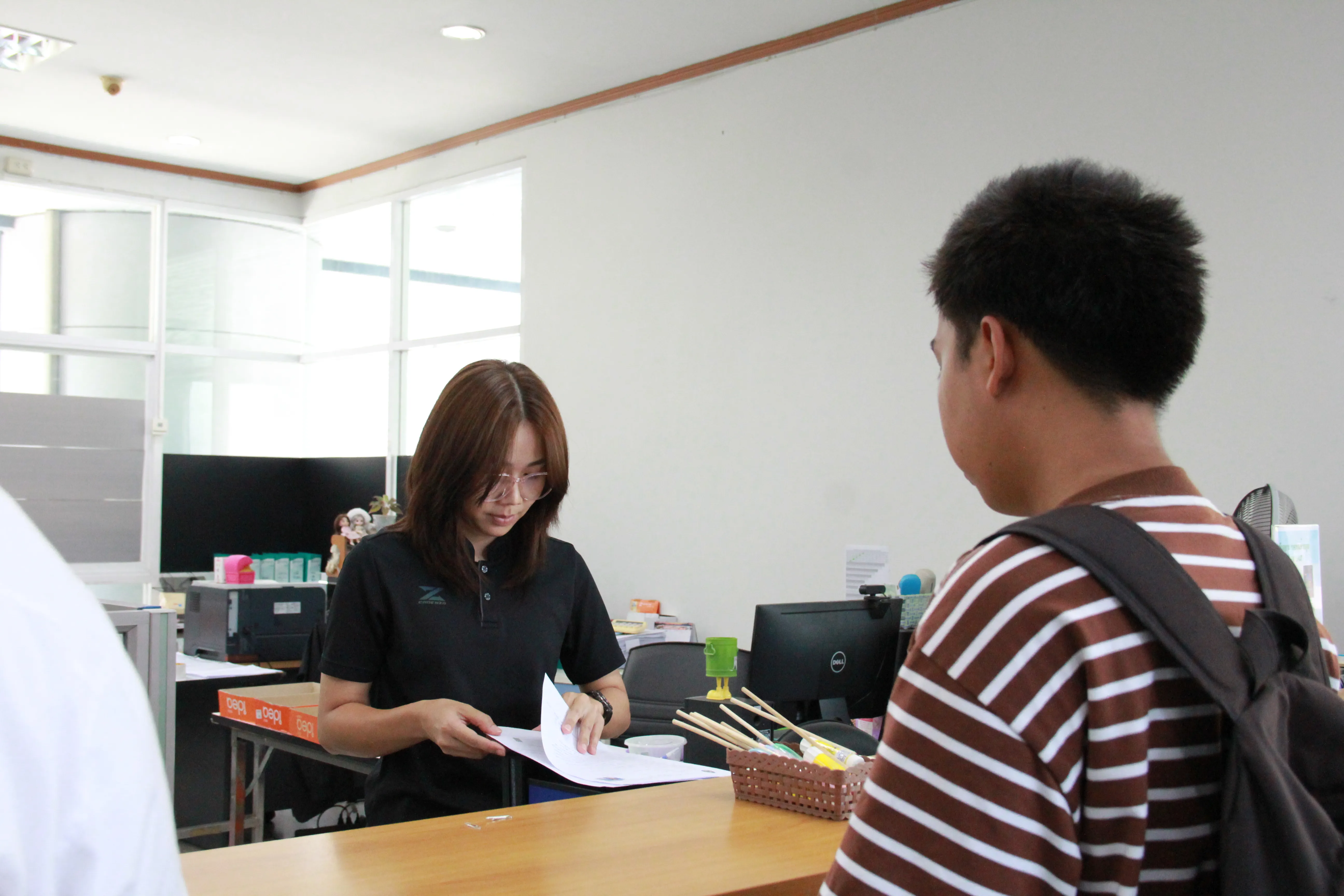 ภาพบรรยากาศประจำวันที่ 21 พฤษภาคม 2569 การรับสมัครนักศึกษา ป.ตรี ภาคปกติ รอบที่ 3 รับตรงเพิ่มเติม/Portfolio ปีการศึกษา 2569 ณ ห้องกองบริการการศึกษา