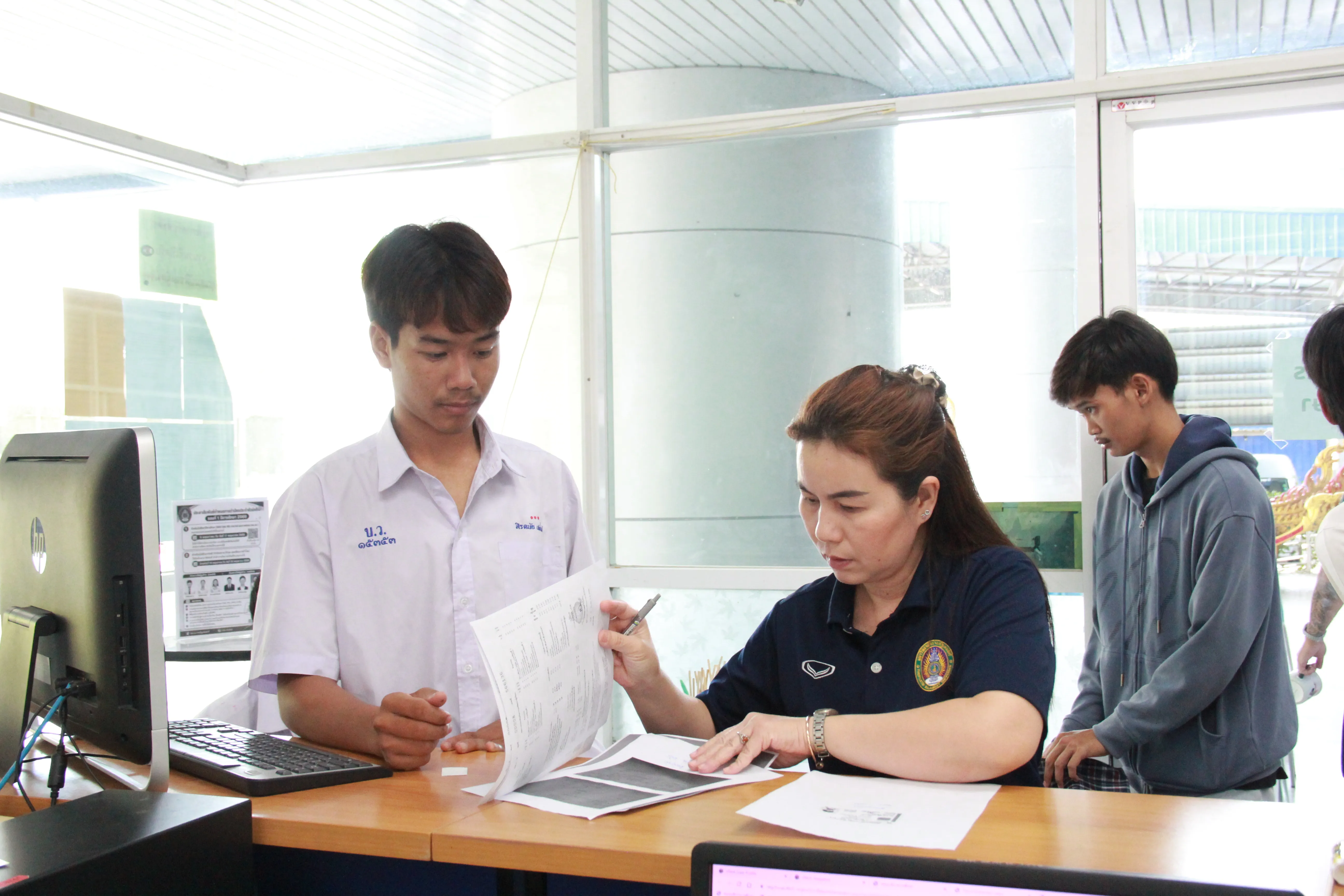 ภาพบรรยากาศประจำวันที่ 28 พฤษภาคม 2569 การรับสมัครนักศึกษา ป.ตรี ภาคปกติ รอบที่ 3 รับตรงเพิ่มเติม/Portfolio ปีการศึกษา 2569 ณ ห้องกองบริการการศึกษา
